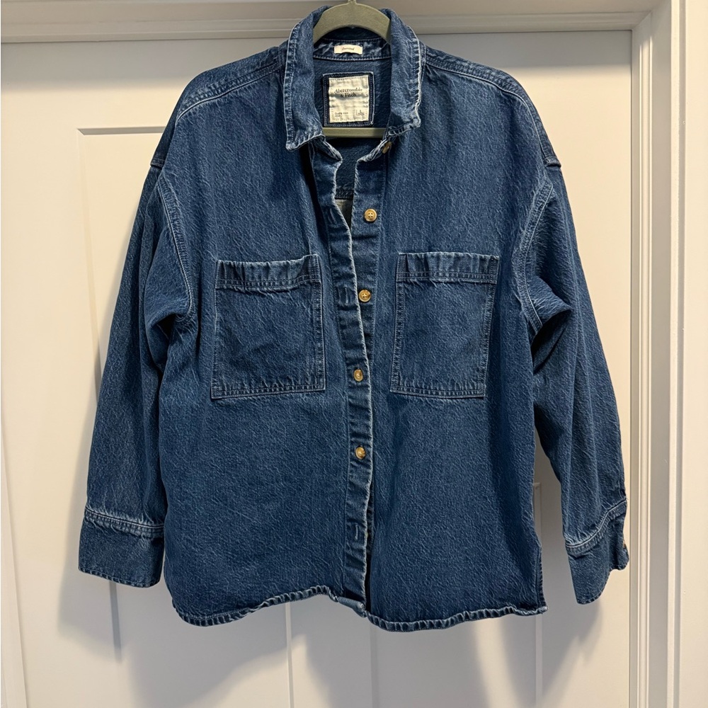 Abercrombie & Fitch Blue Button Down Shirt